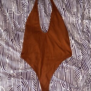 Resa Sexy Halter Bodysuit